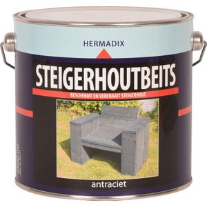 Hermadix steigerhout beits 2,5L antraciet