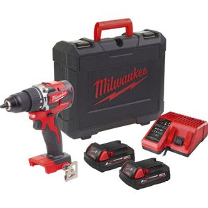 Milwaukee M18 CBLPD-202C compacte accu klopboormachine 18V Li-ion