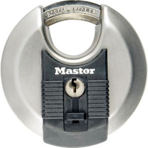 Master Lock discusslot 70mm breed, achthoekige beugel en weerbestendig