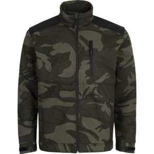 Cerva softshell jack camouflage XL groen