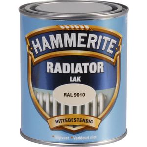 Hammerite radiatorlak Hoogglans kleurvast 750ml RAL 9010