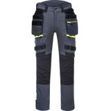 Portwest DX4 stretch werkbroek met afneembare holsterzakken + gratis kniestukken 48 grijs*