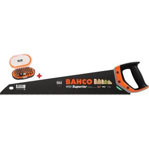 Bahco Superior 2600 handzaag met GRATIS bitset t.w.v €14,95 550mm