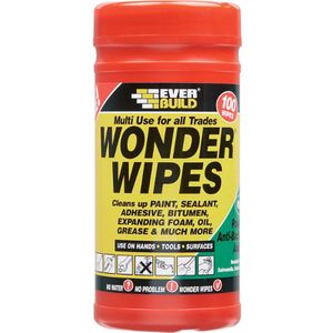 Everbuild Wonder Wipes schoonmaakdoekjes  (100 Stuks)