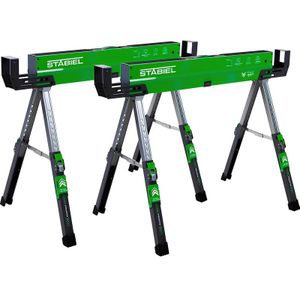 Stabiel opvouwbare schraag quick release 1200 kg (2 Stuks)