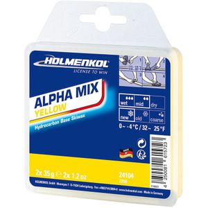 Holmenkol Alphamix yellow 2x35g skiwax