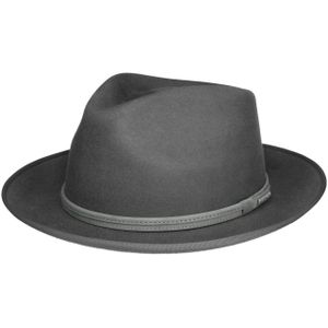 Carbury Fedora Wollen Hoed by Stetson Pork pie hoeden