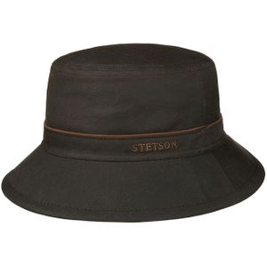Avasun Waxed Cotton Bucket Hoed by Stetson Stoffen hoeden