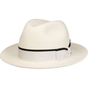 Carleo Fedora Wollen Hoed by Borsalino Pork pie hoeden