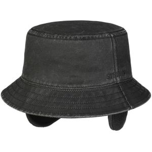 Stetson Geneva Trilby Linnen Hoed Dames/Heren - Made in Italy stoffen zomer zonnehoed met voering voor Lente/Zomer - 60 cm blauw