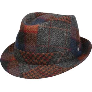 Merino Patchwork Trilby Hoed by Lierys Vilthoeden