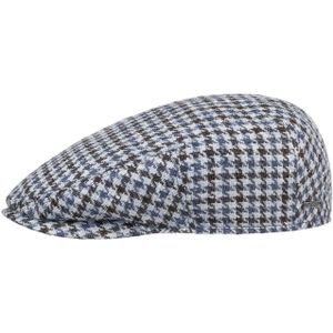 Kent Tricolour Houndstooth Pet by Stetson Flat caps