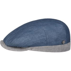 Twotone Contrast Linnen Pet by Lierys Flat caps