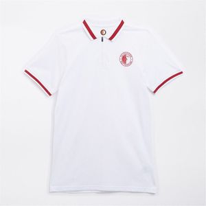 Castore Herren FR Feyenoord Klassisch Polo Brillant Weiss