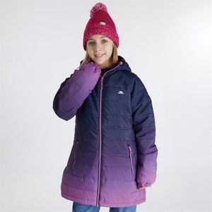 Trespass Mädchen Destiny Ombre Gepolsterte Kapuzenjacke Tiefes Rosa Ombre