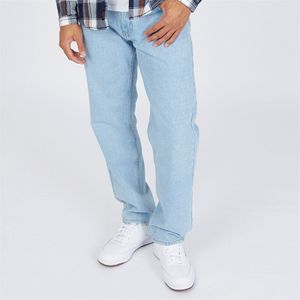 Crosshatch Herren Tillman Baggy Jeans Hellwäsche