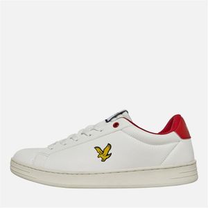 Lyle And Scott Vintage Herren Elgin Sneaker Weiß/Rot
