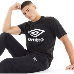 Umbro T-Shirt Herren Core Logo Schwarz/Weiß