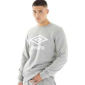 Umbro Sweatshirt Grau Melange/Weiß Herren