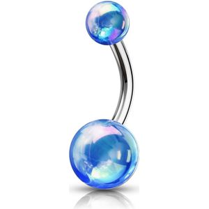 Piercing parel metalic blue