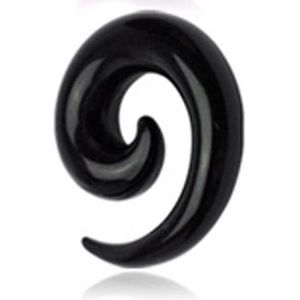 12 mm spiraal zwart Acryl