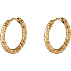 Oorring hoop - goud