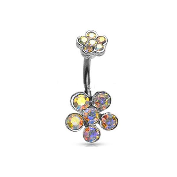 Sieraden Lichaamssieraden Buikringen Buik piercing opaal-buik hoepel opaal-kleine buik piercing-kleine navel ring-kleine bungelbuik ring 