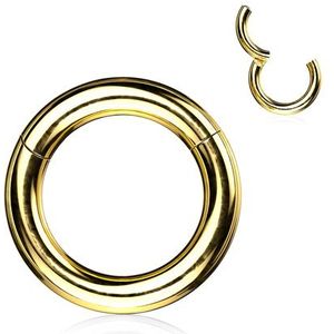 Clicker ring goud 3 x 12 mm