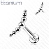 Titanium Piercing 7 balls 1.2x6