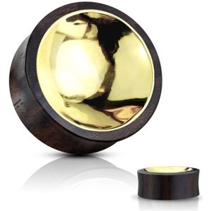 Double Flared Gold Tin Center 10 mm