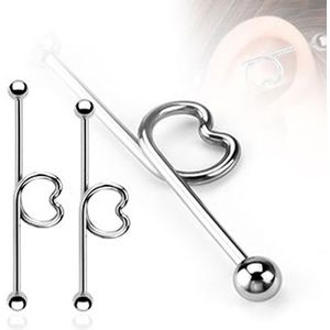 Industrial piercing hartje