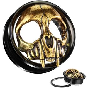 8 mm screw fit mm screw fit Gold Skull Head