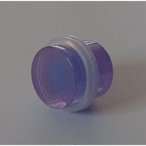 14 mm no flared glow in the dark plug blauw