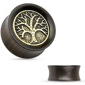 8 mm Double-flared plug tree of life