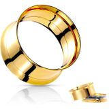 22 mm screw-fit gold plated tunnel