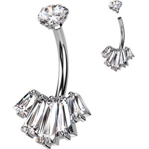 Piercing 5 Baguette CZ Set Fan