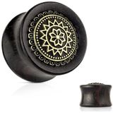 14 mm Double-flared plug tribal sun shield