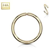14kt goud buigbare ring 0.8x6mm
