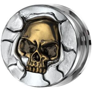 14 mm screw fit brons skull