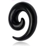 8 mm spiraal zwart Acryl