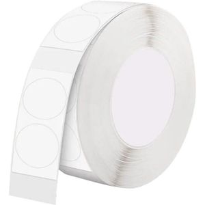 White Round Thermal Labels, 14x28mm, 220 Pieces, Niimbot Stickers