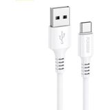 Cable USB to USB C Foneng, x85 3A Quick Charge, 1m (white)