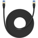 Baseus Ethernet Cat.7 Braided RJ45 Network Cable, 10Gbps, 8m (Black)
