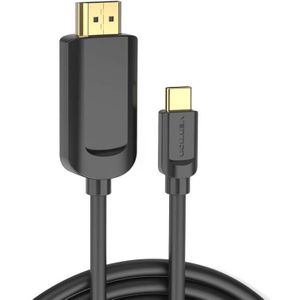 Vention CGUBG USB-C to HDMI Cable (1.5m, Black)