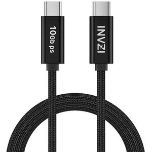 USB Type-C/USB 3.2 Gen 2 Cable with 100W Power Delivery and 10Gbps Data Transfer Speed, 2 Meter Length (Black)