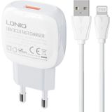 LDNIO A1306Q 18W Wall Charger with Lightning Cable