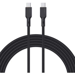 Aukey CB-KCC101 USB-C to USB-C Cable, 1 Meter (Black)