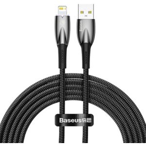 Baseus Glimmer Series 2.4A Lightning USB Cable, 2m (Black)