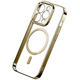 Baseus Gold Glitter Magnetic Case with Tempered Glass and Cleaning Kit for iPhone 14 Pro