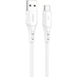 Vipfan 1m White USB-C to USB Cable, Colorful X12, 3A